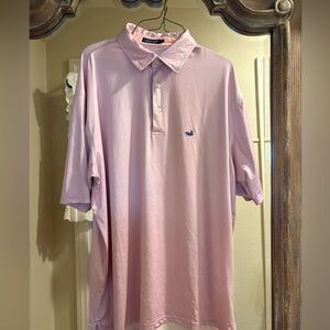 Southern Marsh Men's Light Pink Polo Shirt